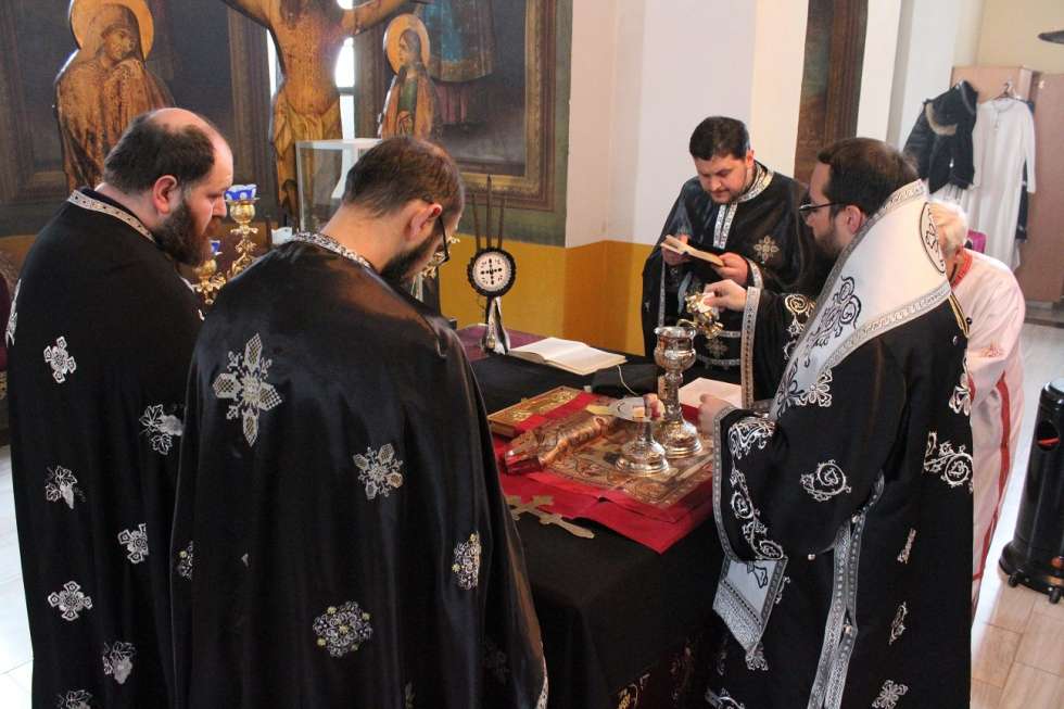 Литургија на Претходноосветени Дарови, во Соборниот храм „Св. Кирил и Методиј