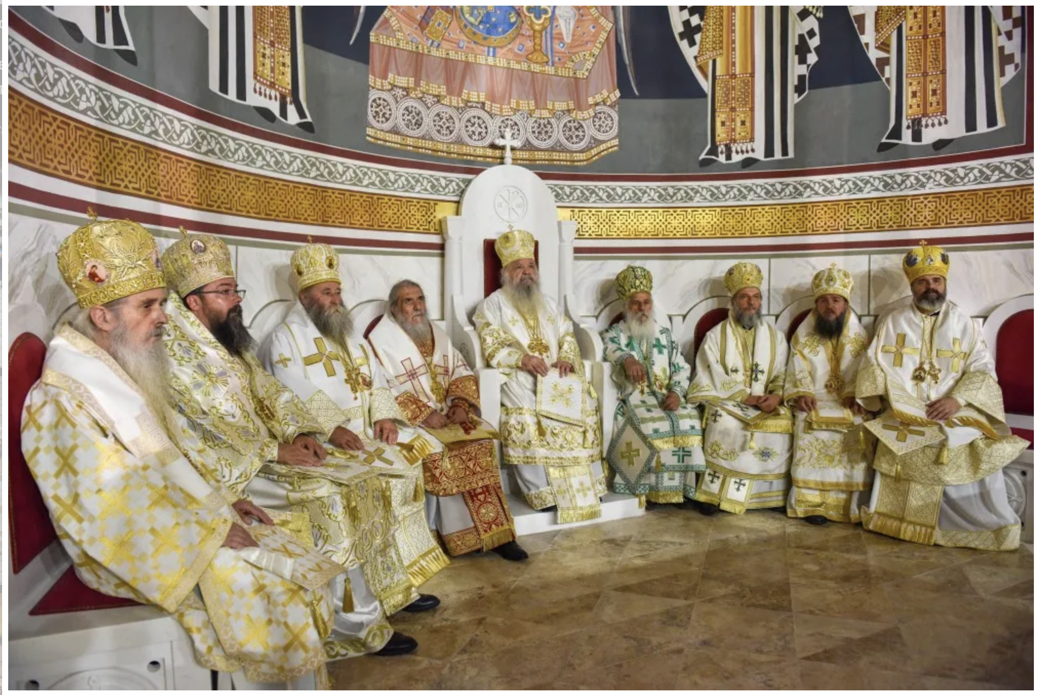 Осветување на храмот „Свети цар Константин и царица Елена“ во Скопје