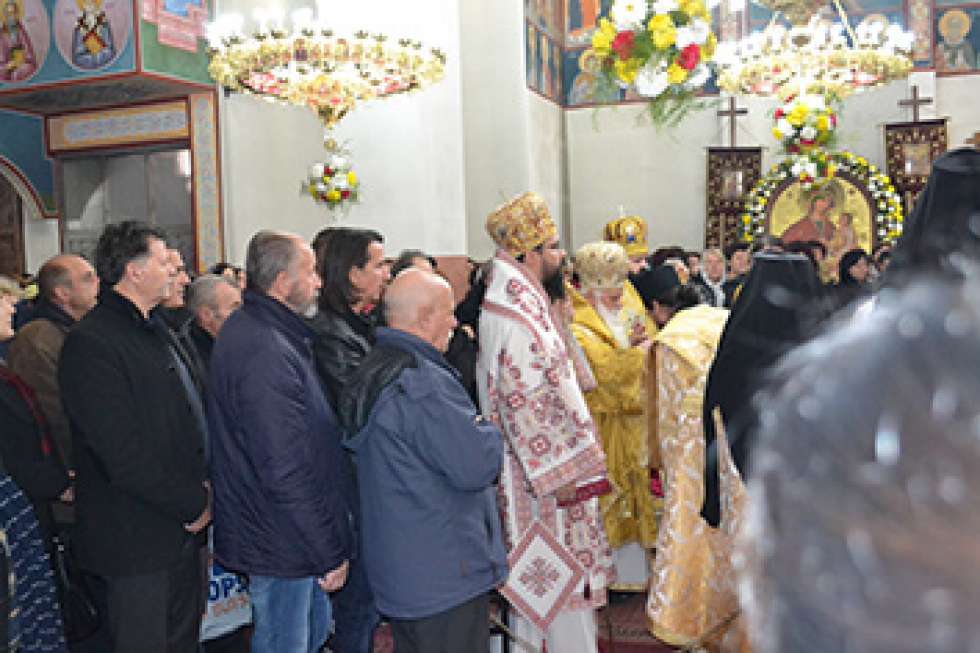 Архиерејска Литургија на празникот на Светите Петнаесет Тивериополски свештеномаченици во Струмица