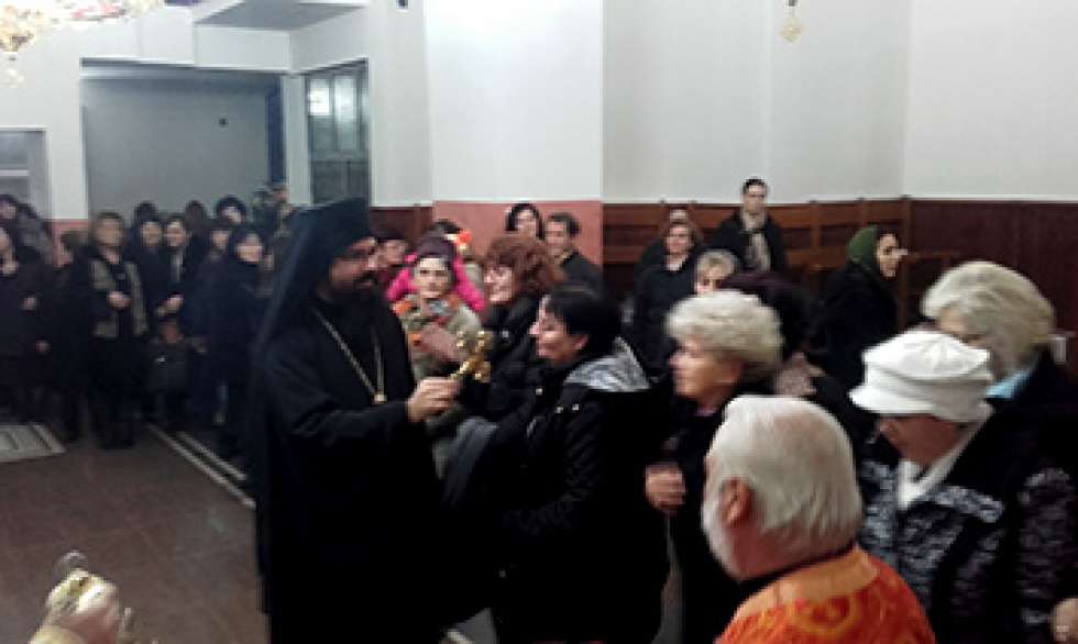 Вечерна богослужба на празникот на Светите Петнаесет Тивериополски свештеномаченици во Струмица 
