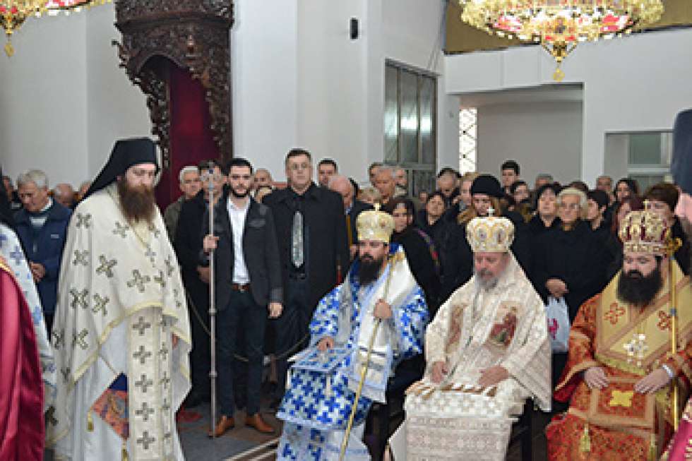 Архиерејска Божествена Литургија на празникот на светите Петнаесет Тивериополски свештеномаченици во Струмица 