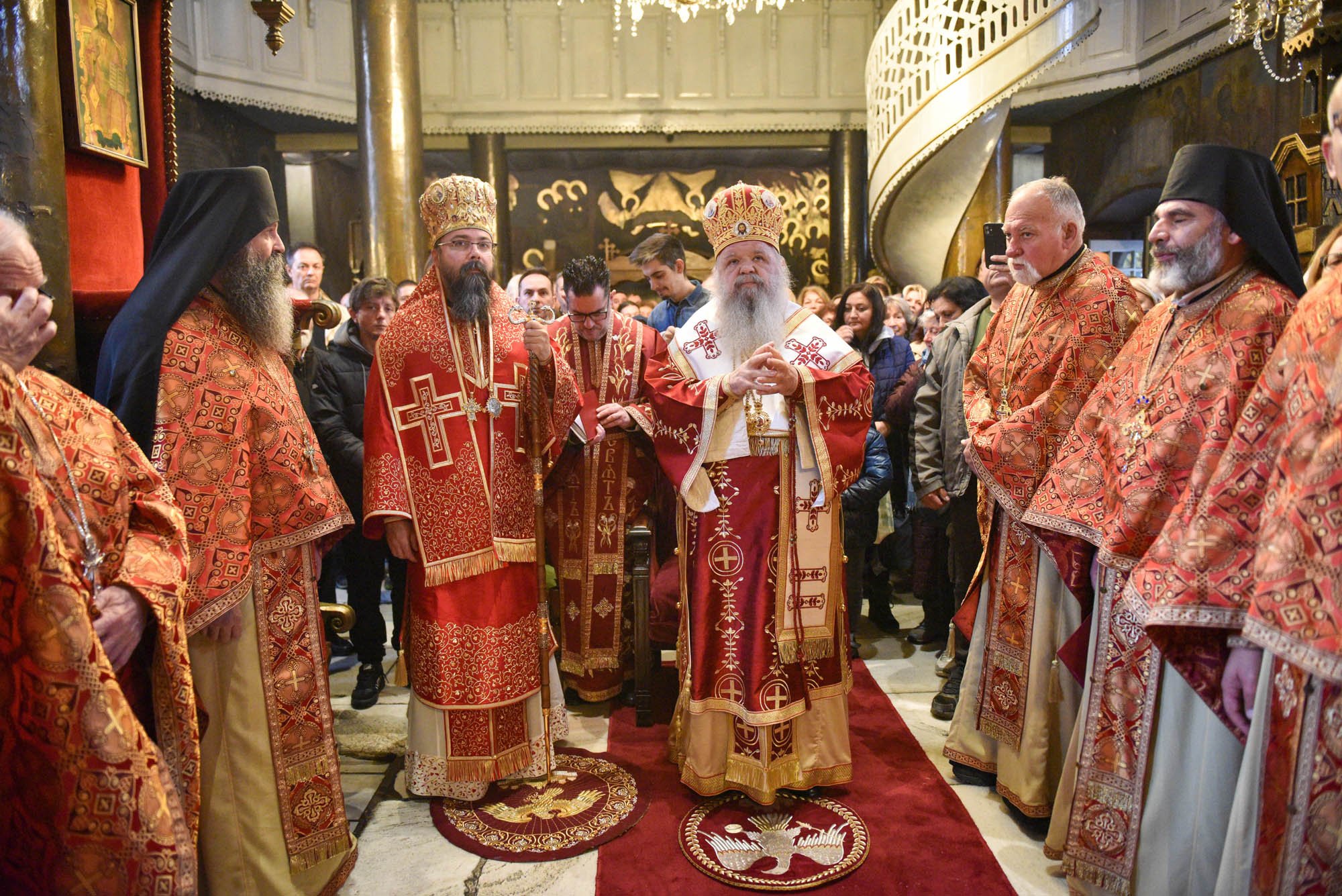ЛИТУРГИЈА ВО ХРАМОТ „СВ. ВМЧ. ДИМИТРИЈ“