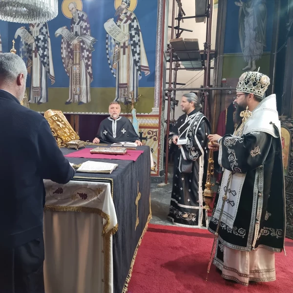 Литургијата на претходноосветените дарови во соборниот храм св.Климент Охридски - Скопје